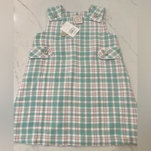 NWT Beaufort Bonnet Company Putney Plaid Dress, sz 7